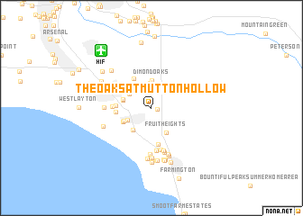 map of The Oaks at Mutton Hollow