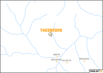 map of Theobroma