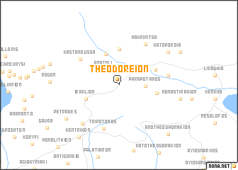map of Theodóreion