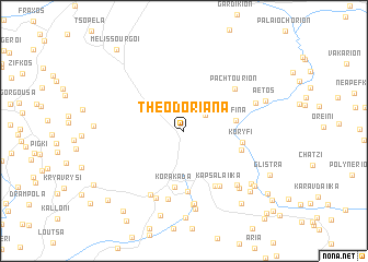 map of Theodóriana