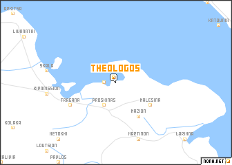 map of Theológos