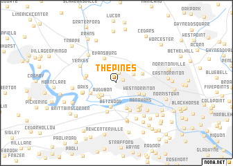 map of The Pines