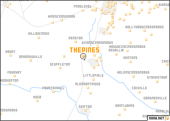 map of The Pines