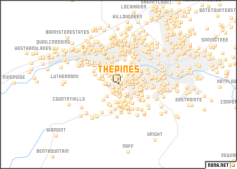 map of The Pines