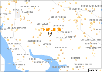 map of The Plains