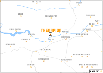 map of Therapión