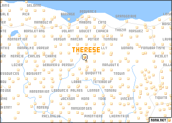 map of Thérese