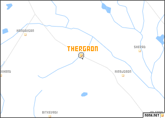 map of Thergaon