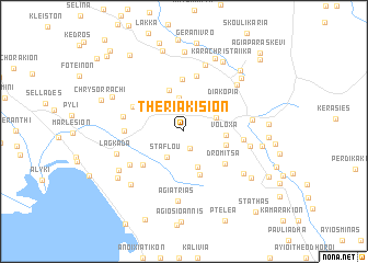 map of Theriakísion