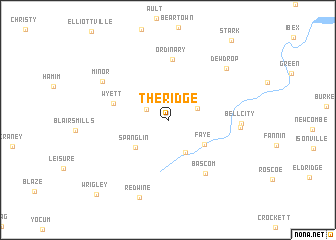 map of The Ridge