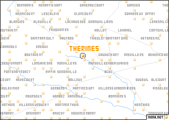 map of Thérines