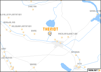 map of Theriot