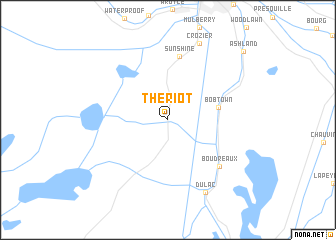 map of Theriot