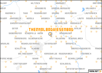 map of Thermalbad Wiesenbad