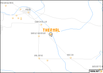 map of Thermal