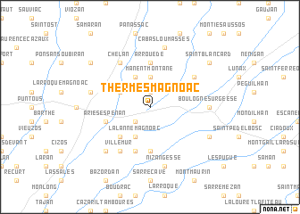 map of Thermes-Magnoac