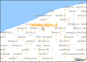 map of Thérouldeville