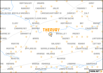 map of Thervay