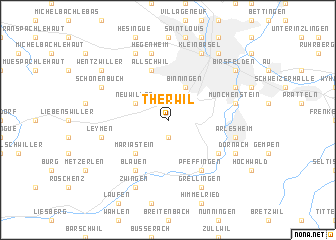 map of Therwil