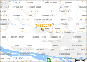 map of Thesdorf