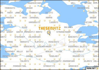 map of Thesenvitz