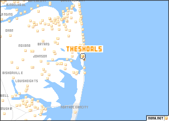 map of The Shoals