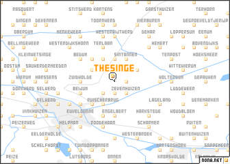 map of Thesinge