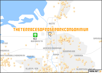 map of The Terraces of Rose Park Condominium