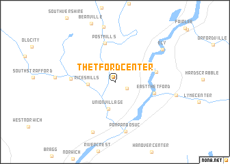 map of Thetford Center