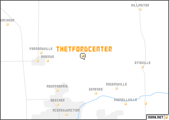 map of Thetford Center