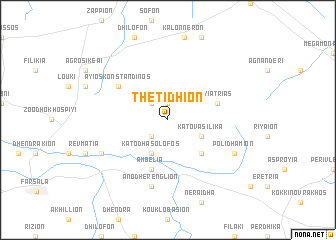 map of Thetídhion