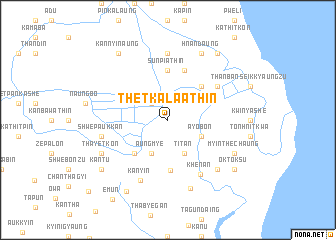 map of Thetkala-athin