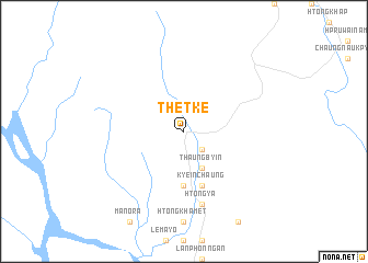 map of Thetkē