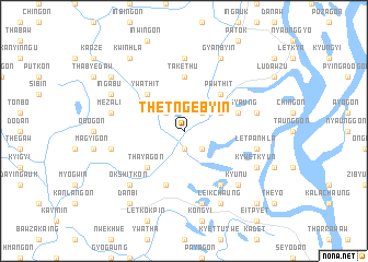 map of Thetngebyin