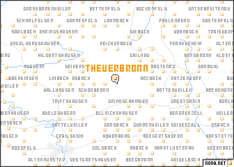 map of Theuerbronn