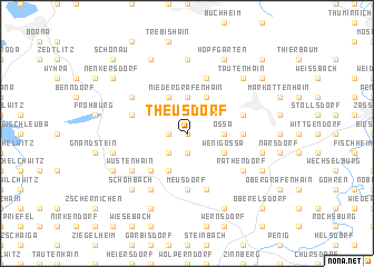 map of Theusdorf