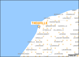 map of Theuville