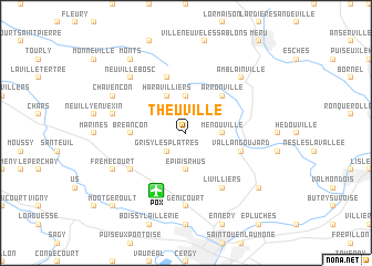 map of Theuville