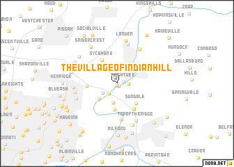 map of The Village of Indian Hill