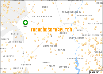 map of The Woods of Marlton