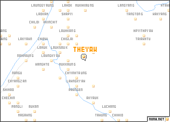 map of Thēyaw