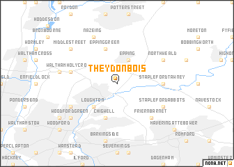 map of Theydon Bois