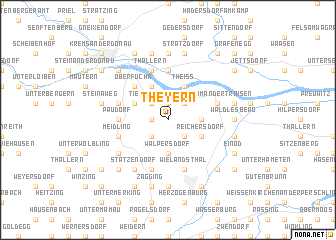 map of Theyern