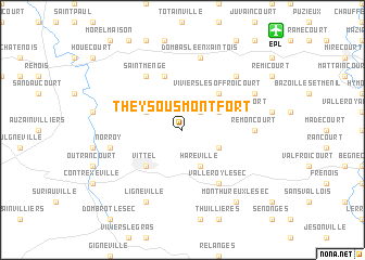 map of They-sous-Montfort