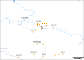 map of Thiard