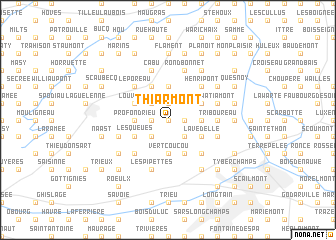 map of Thiarmont