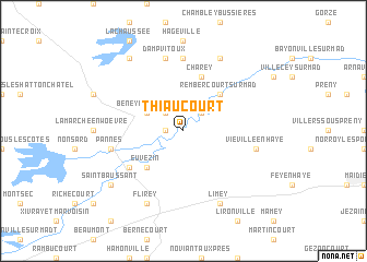 map of Thiaucourt