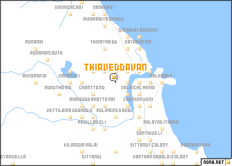 map of Thiaveddavan