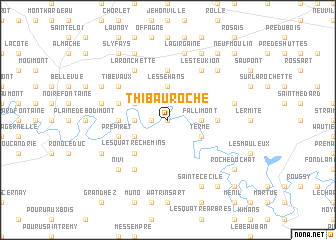 map of Thibauroche