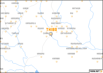 map of Thiba